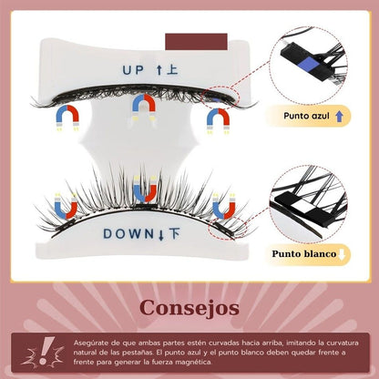 Kit De Pestañas Magnéticas Reutilizables