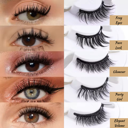 Kit De Pestañas Magnéticas Reutilizables